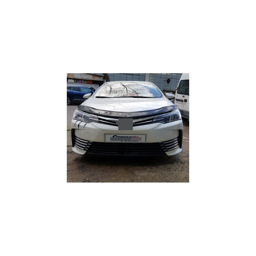Deflector Capota Toyota Corolla 2013-2018 (Plastic ABS, Negru Lucios)