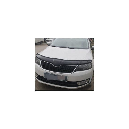 Deflector Capota Skoda Rapid 2012-2019 (Plastic ABS, Negru Lucios)
