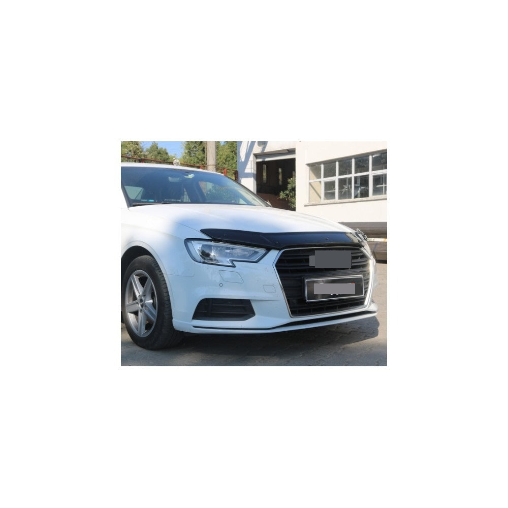 Deflector Capota Audi A3 Sedan 2016-2020 (Plastic ABS, Negru Lucios)