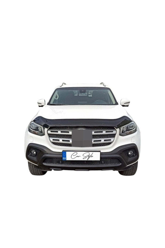 Deflector Capota Mercedes X-Class 2017-> (Plastic ABS, Negru Lucios)