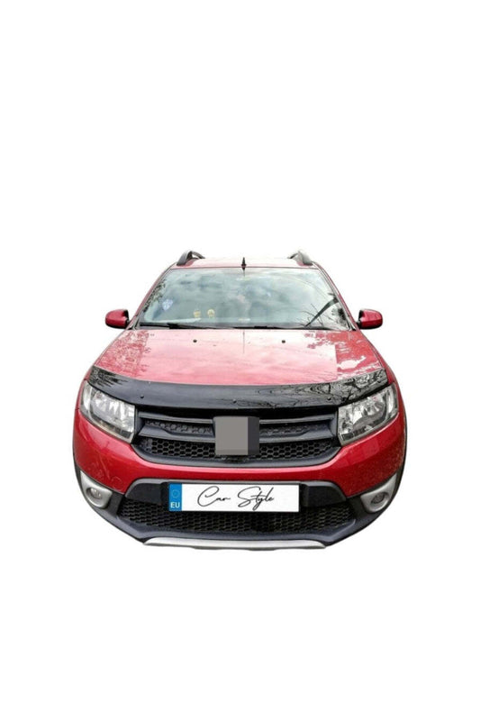 Deflector Capota Dacia Sandero / Sandero Stepway / Logan MCV / Logan II 2012-2020 (Plastic ABS, Negru Lucios)