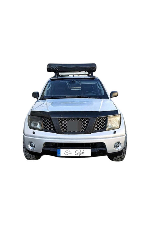 Deflector Capota Nissan Navara 2005-2013 (Plastic ABS, Negru Lucios)