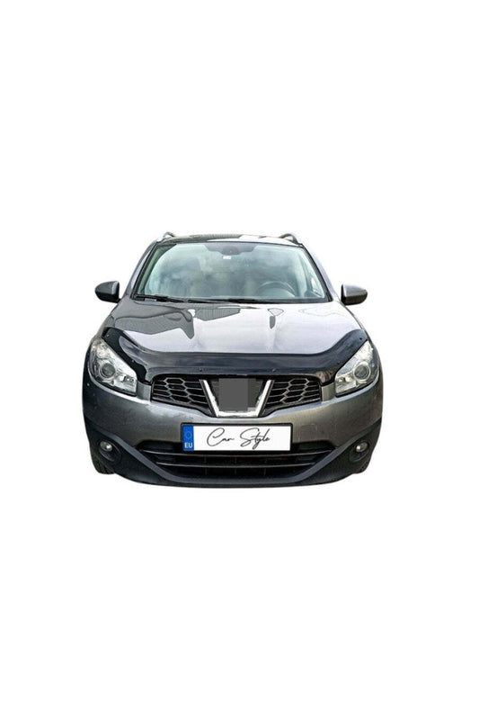 Deflector Capota Nissan Qashqai 2010-2013 (Plastic ABS, Negru Lucios)