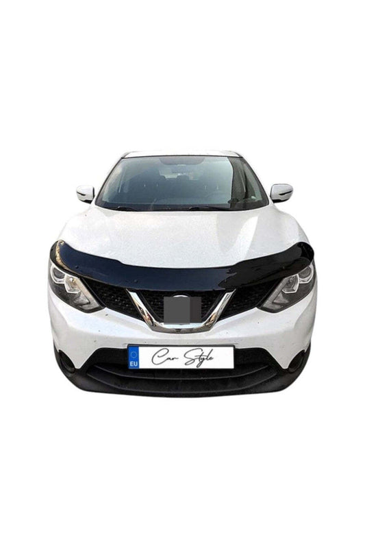 Deflector Capota Nissan Qashqai 2014-2016 (Plastic ABS, Negru Lucios)