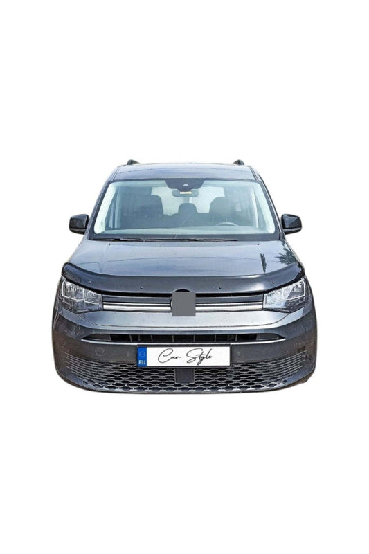 Deflector Capota Volkswagen Caddy 2021-> (Plastic ABS, Negru Lucios)