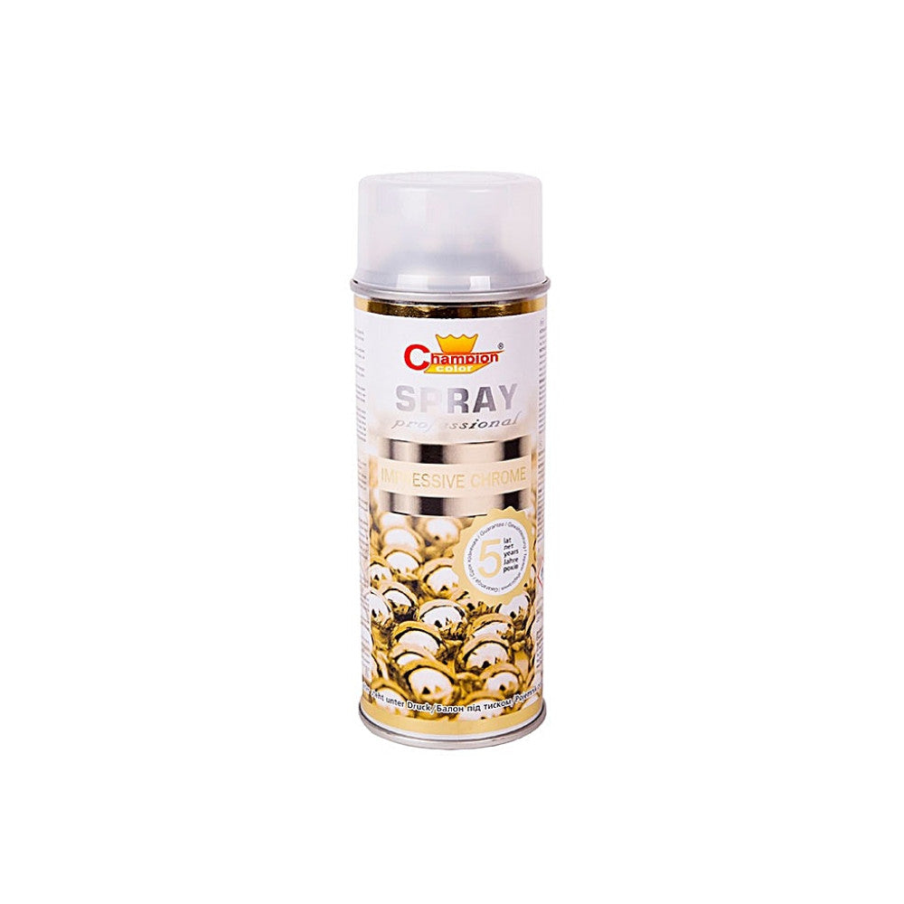 Spray Vopsea Profesional Champion Crom Premium 400ml - Auriu