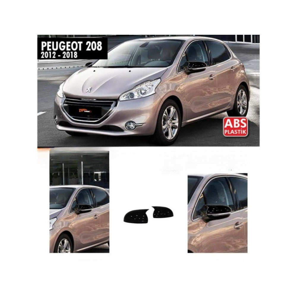 Set 2 Capace Oglinda Tip Batman Peugeot 208 2012-2018