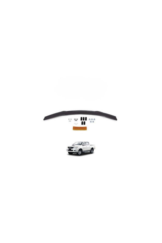 Deflector Capota Toyota Hilux II 2012-2015 (Plastic ABS, Negru Lucios)