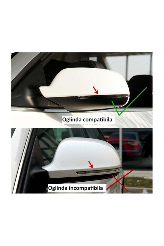 Set 2 Capace Oglinda Tip Batman Audi A3 (8P) 2008-2012