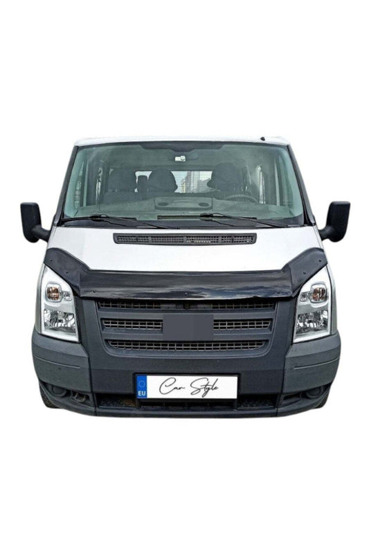 Deflector Capota Ford Transit 2006-2013 (Plastic ABS, Negru Lucios)