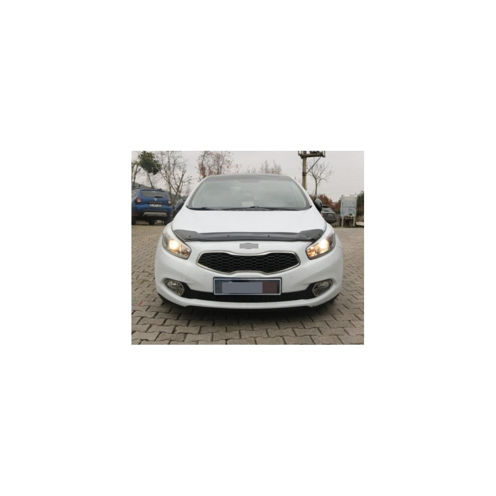 Deflector Capota Kia Ceed 2012-2018 (Plastic ABS, Negru Lucios)