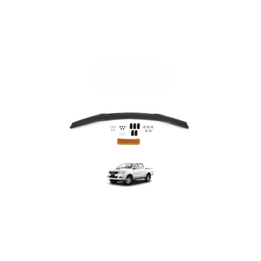 Deflector Capota Toyota Hilux II 2012-2015 (Plastic ABS, Negru Lucios)