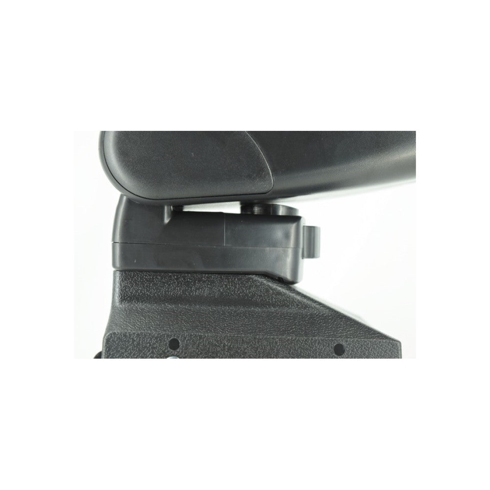Cotiera AutoZet® universala cu baza metalica , Negru, Cusatura rosie