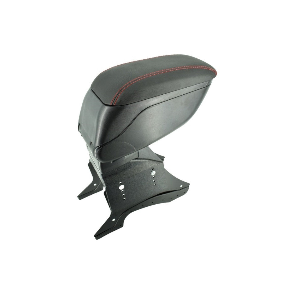 Cotiera AutoZet® universala cu baza metalica , Negru, Cusatura rosie