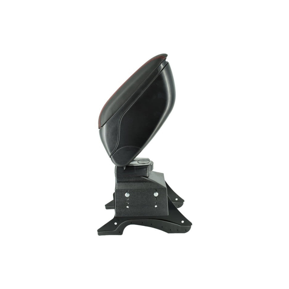 Cotiera AutoZet® universala cu baza metalica , Negru, Cusatura rosie