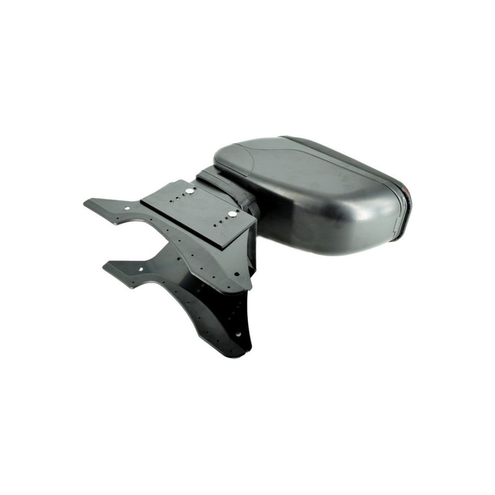 Cotiera AutoZet® universala cu baza metalica , Negru, Cusatura rosie