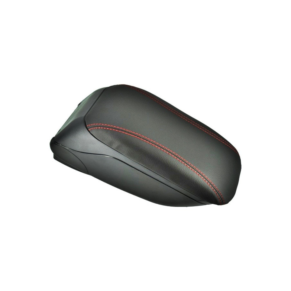 Cotiera AutoZet® universala cu baza metalica , Negru, Cusatura rosie