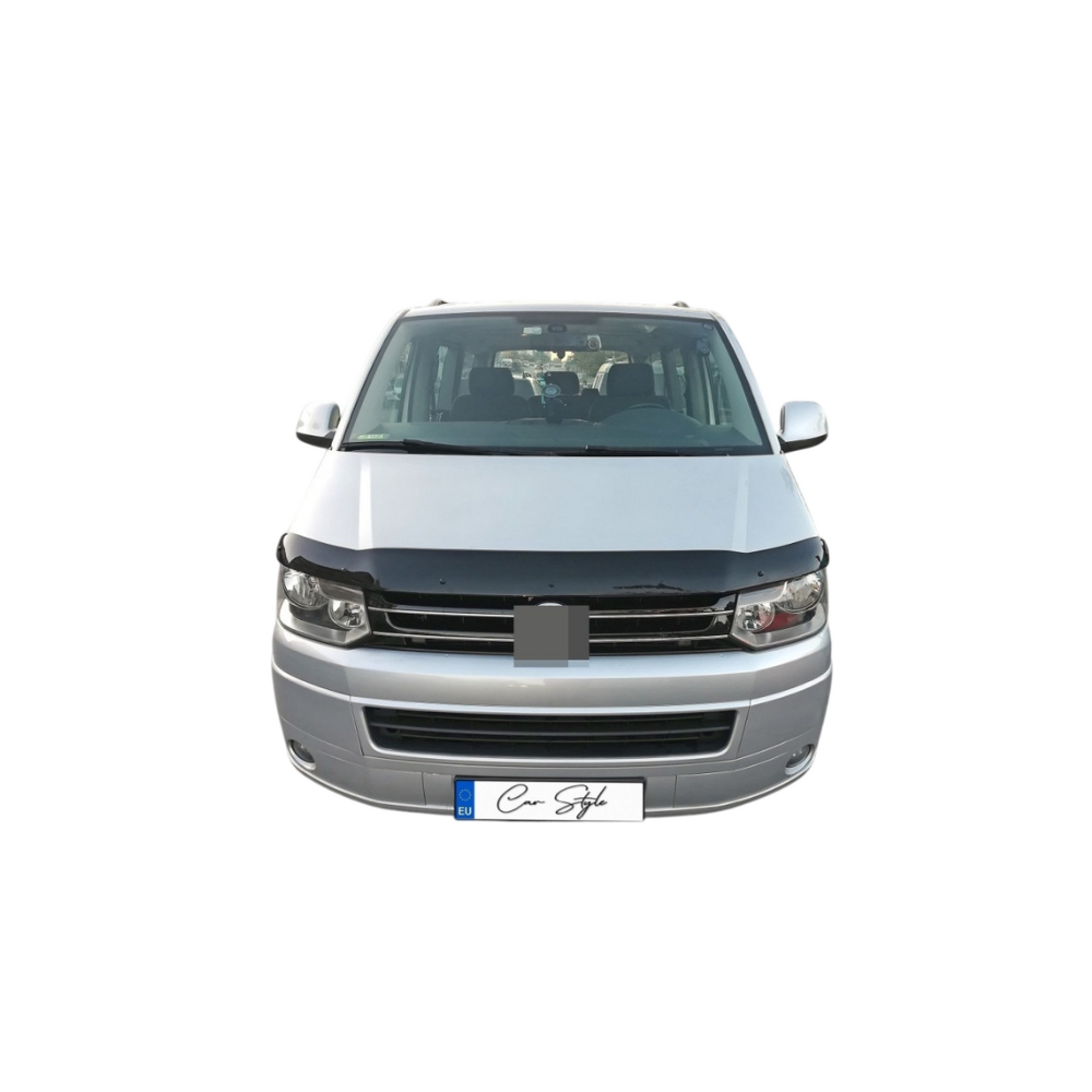 Deflector Capota Volkswagen Transporter T5 2009-2014 (Plastic ABS, Negru Lucios)