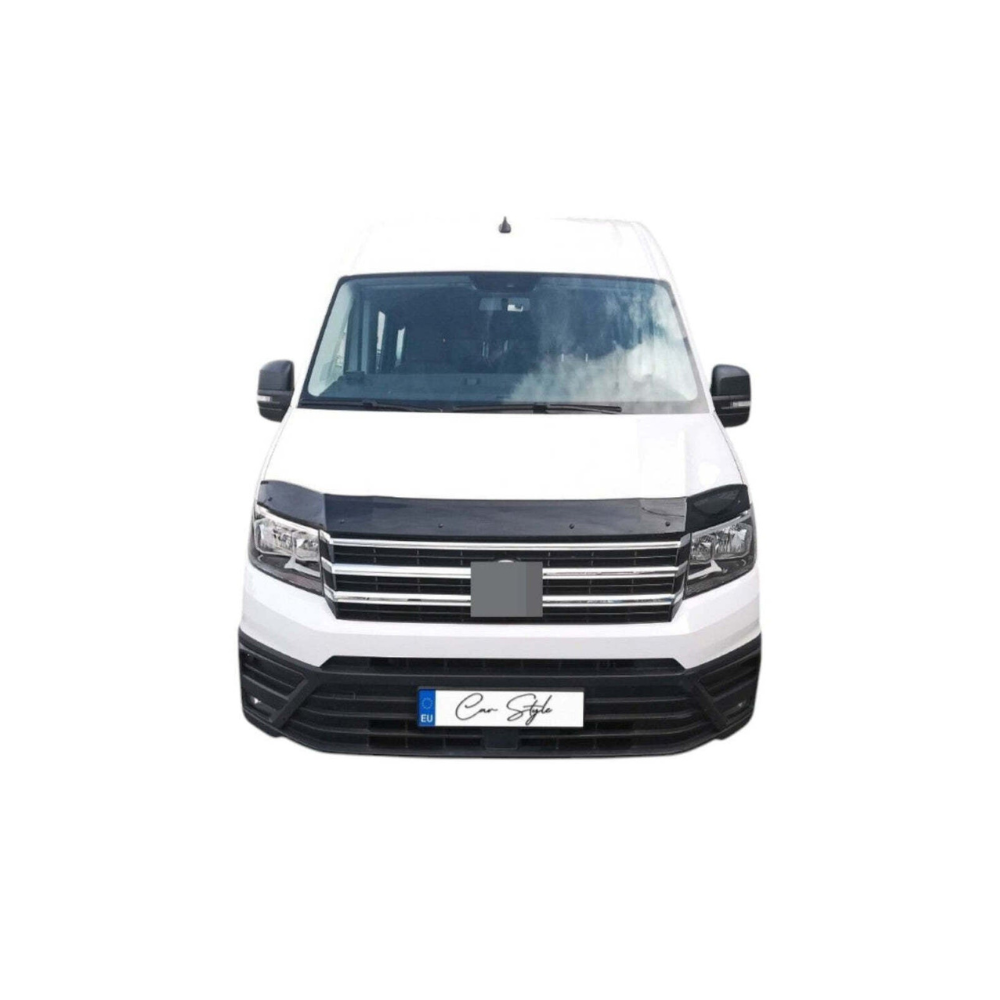 Deflector Capota Volkswagen Crafter 2018-> (Plastic ABS, Negru Lucios)