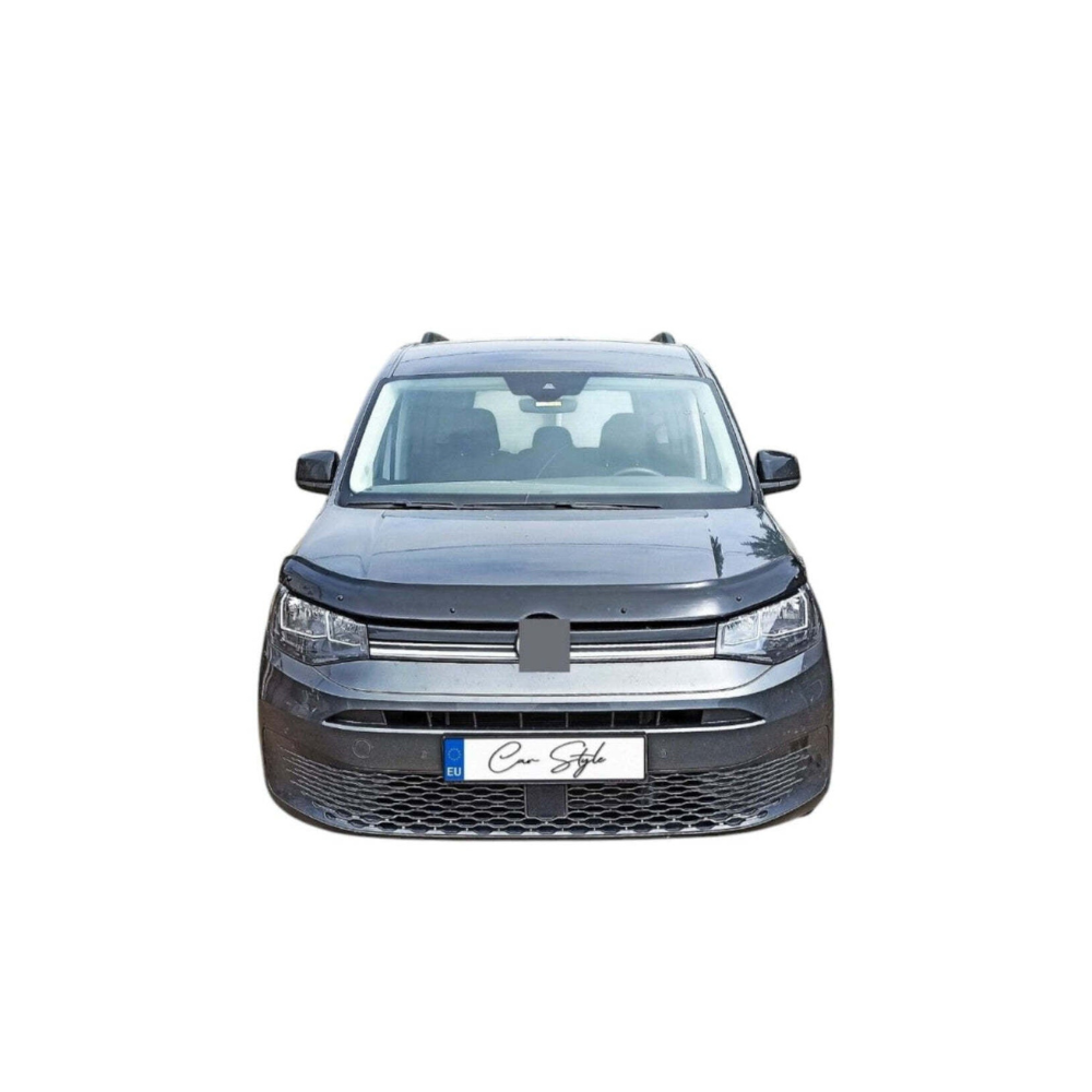 Deflector Capota Volkswagen Caddy 2021-> (Plastic ABS, Negru Lucios)