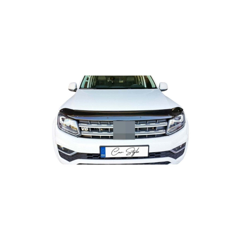 Deflector Capota Volkswagen Amarok 2010-> (Plastic ABS, Negru Lucios)