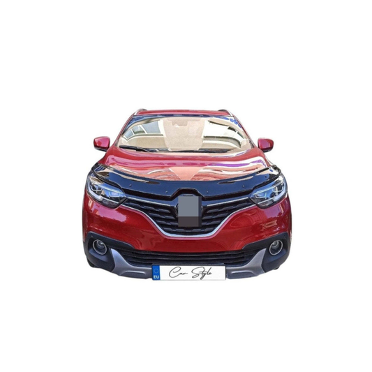 Deflector Capota Renault Kadjar 2015-> (Plastic ABS, Negru Lucios)