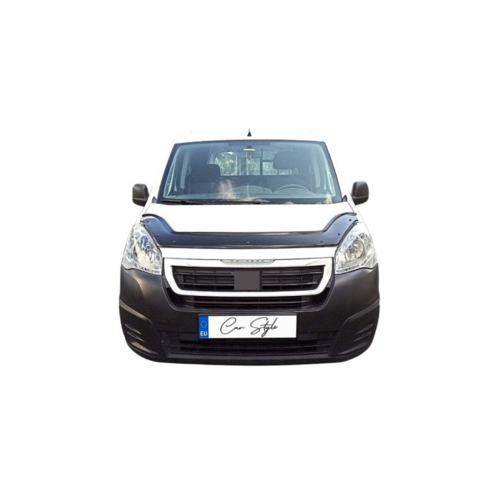 Deflector Capota Peugeot Partner Tepee / Citroen Berlingo 2009-2018 (Plastic ABS, Negru Lucios)