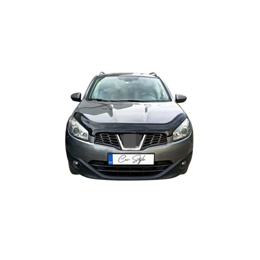 Deflector Capota Nissan Qashqai 2010-2013 (Plastic ABS, Negru Lucios)
