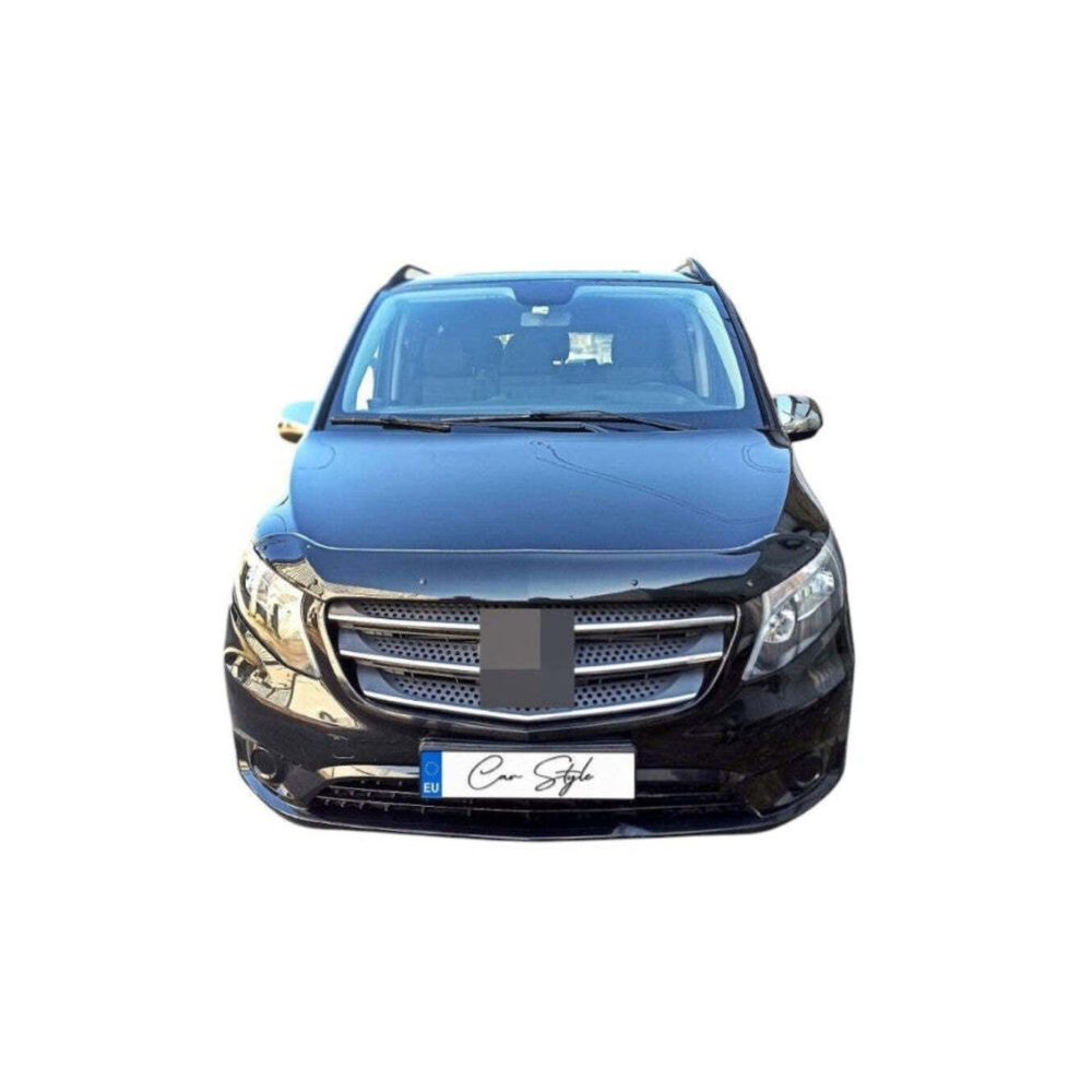 Deflector Capota Mercedes Vito / Viano W447 2014-> (Plastic ABS, Negru Lucios)