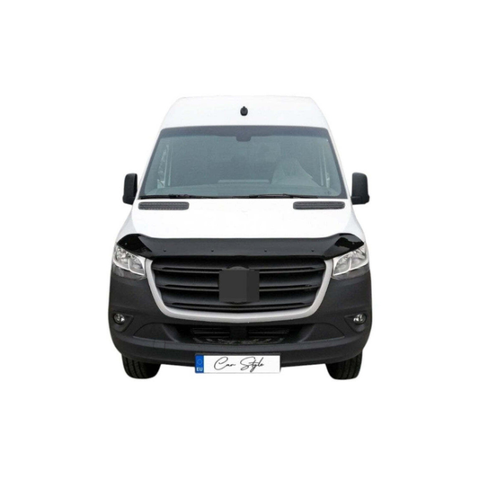Deflector Capota Mercedes Sprinter W907 2018-> (Plastic ABS, Negru Lucios)
