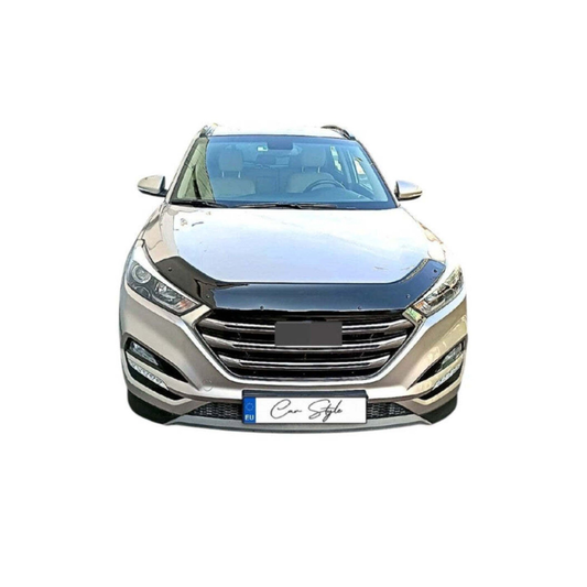 Deflector Capota Hyundai Tucson 2016-2020 (Plastic ABS, Negru Lucios)