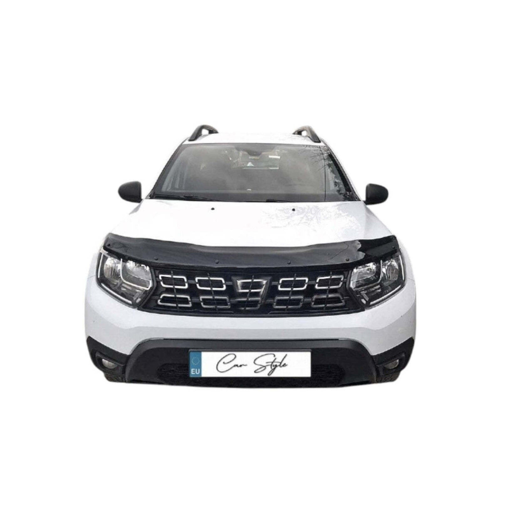 Deflector Capota Dacia Duster II 2018-> (Plastic ABS, Negru Lucios)