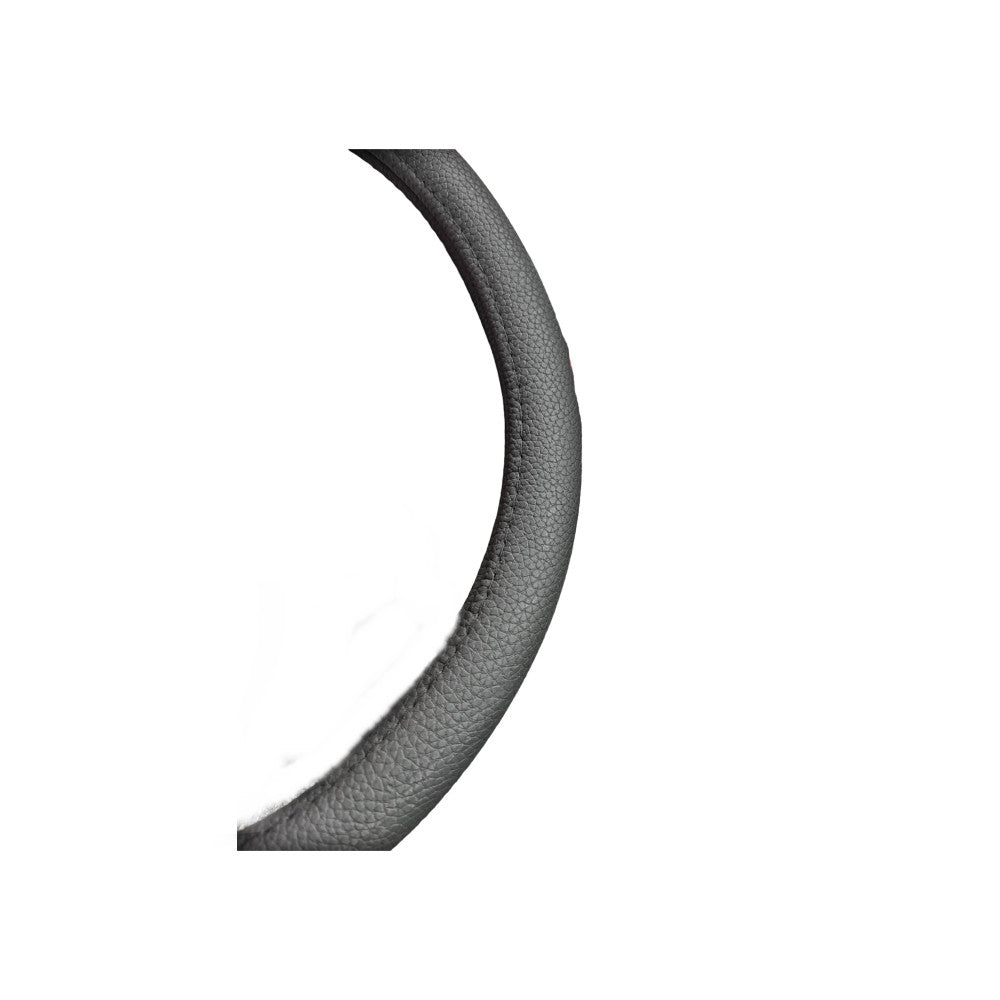 Husa volan imitatie piele , marime M, (culoare neagra)