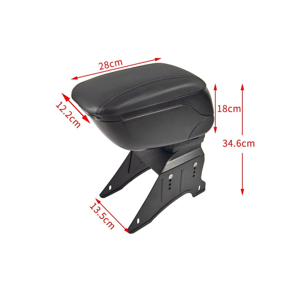 Cotiera AutoZet® universala cu suport metalic, culoare neagra