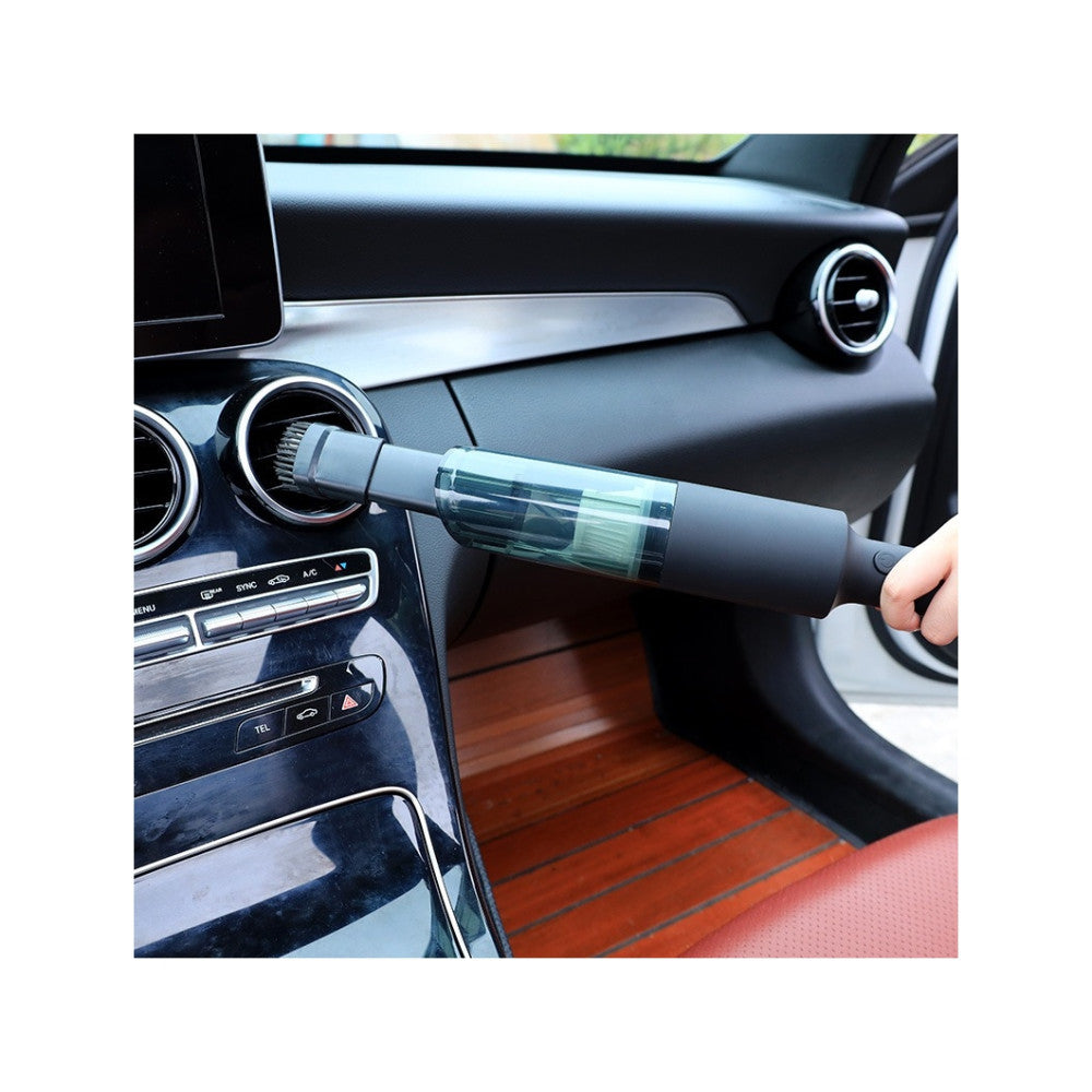 Aspirator auto Premium cu acumulator portabil, fara fir