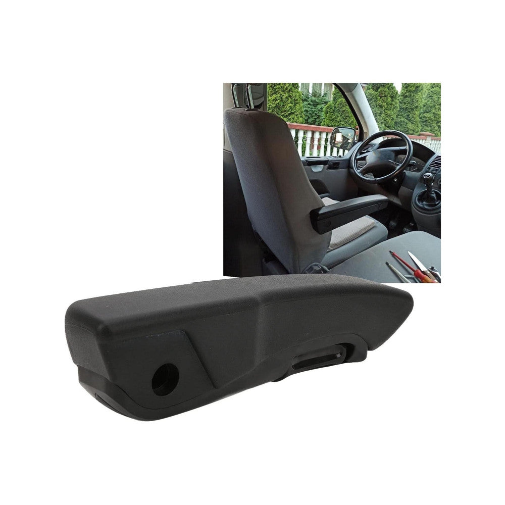 Cotiera AutoZet® universala reglabila cu brat captusit si sistem rabatabil cu montaj lateral pe partea Stanga
