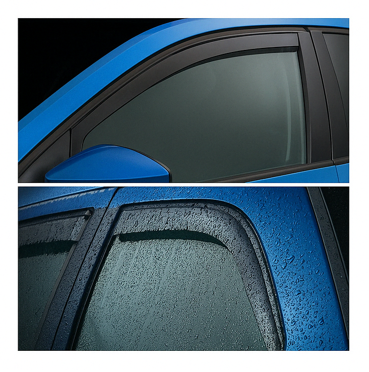 Paravanturi Fumurii Ford Fiesta 6 (3D) 2002-2008 Hatchback (2 buc fata)