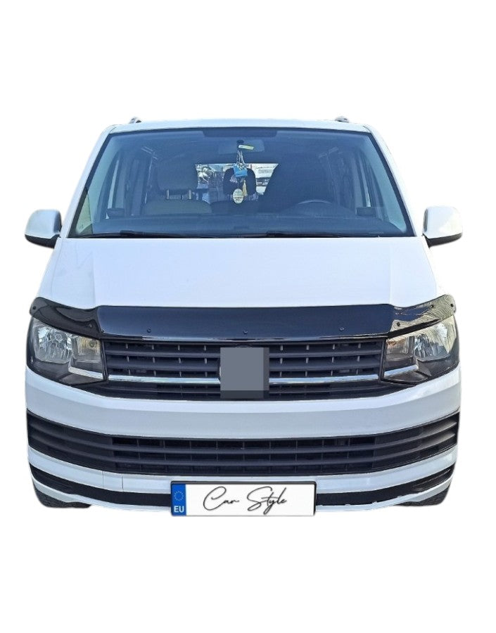 Deflector Capota Volkswagen Transporter T6 2014-> (Plastic ABS, Negru Lucios)