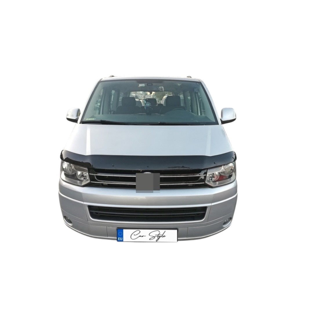 Deflector Capota Volkswagen Transporter T5 2009-2014 (Plastic ABS, Negru Lucios)