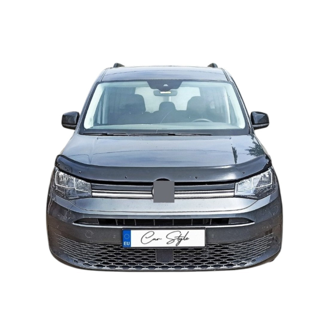 Deflector Capota Volkswagen Caddy 2021-> (Plastic ABS, Negru Lucios)