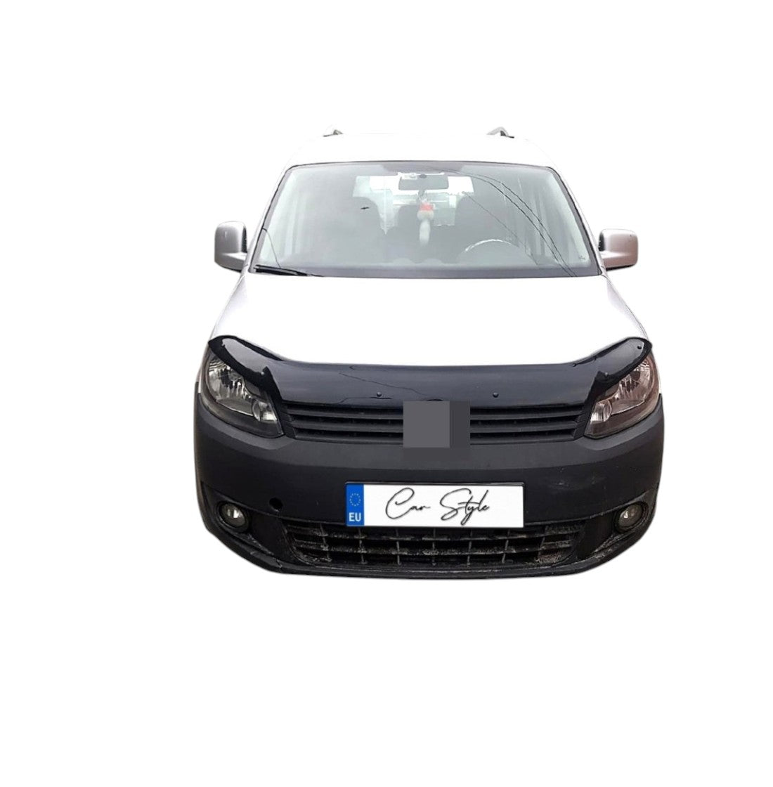 Deflector Capota Volkswagen Caddy 2011-2014 (Plastic ABS, Negru Lucios)