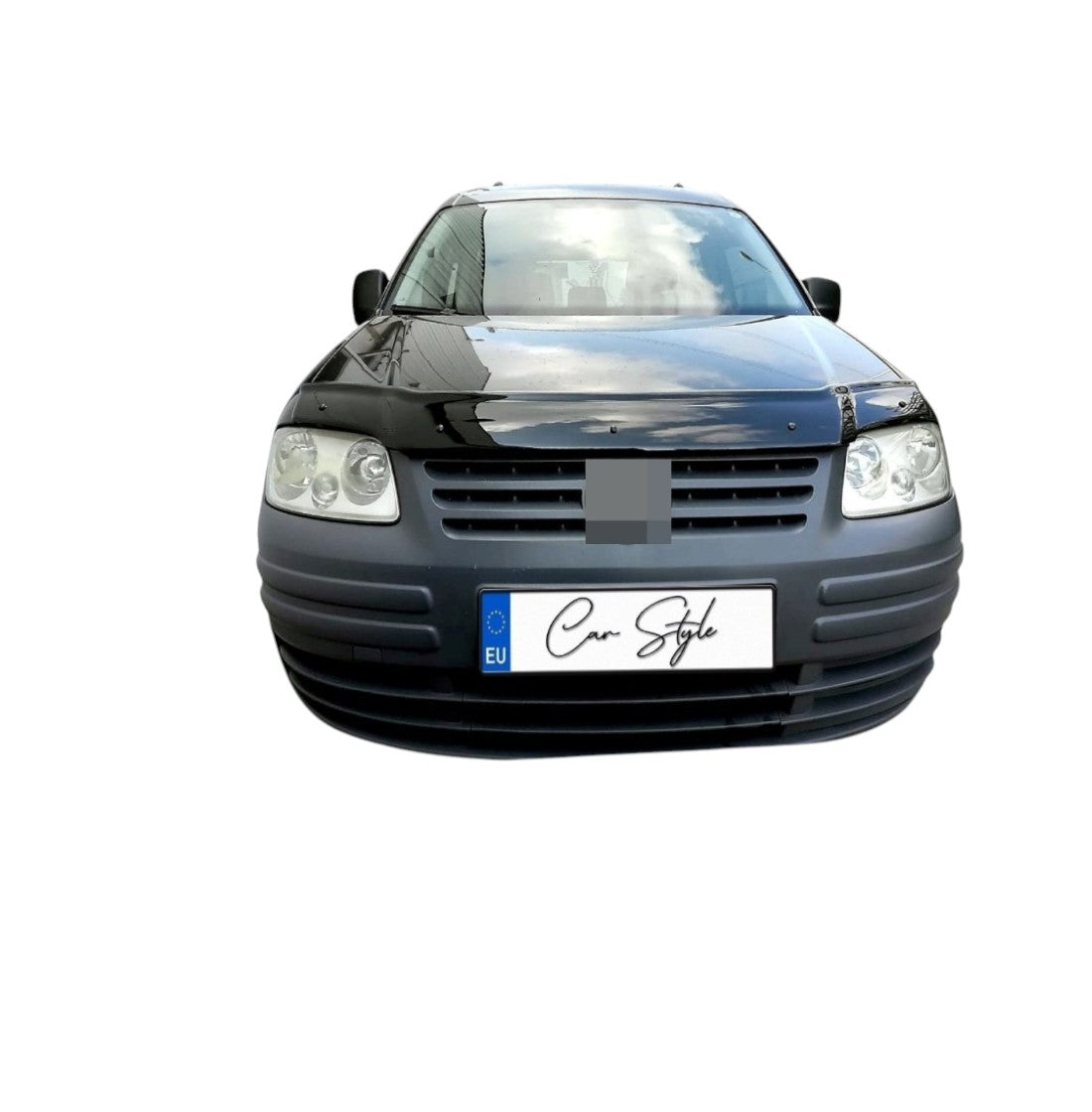 Deflector Capota Volkswagen Caddy 2004-2011 (Plastic ABS, Negru Lucios)