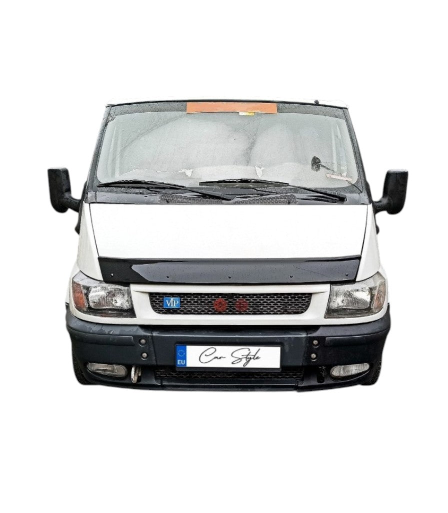 Deflector Capota Ford Transit 2002-2006 (Plastic ABS, Negru Lucios)