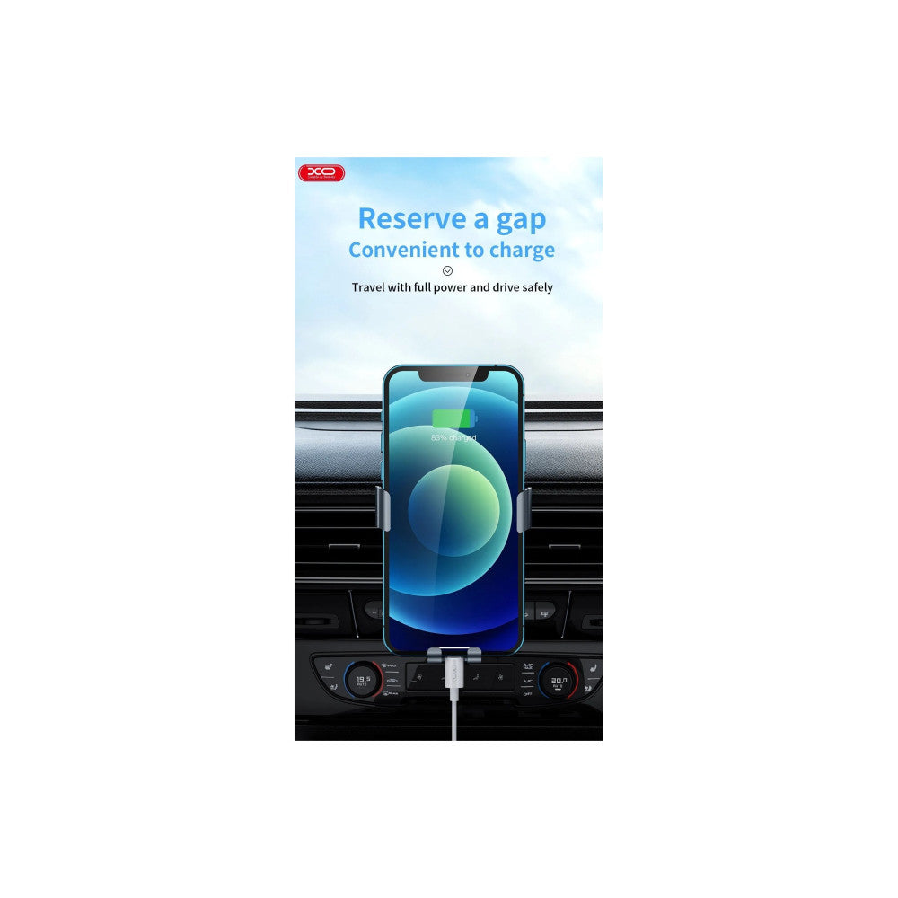 Suport Telefon Auto Premium cu Prindere pe Grila de Ventilație, Rotire 360° – Model XO-C86