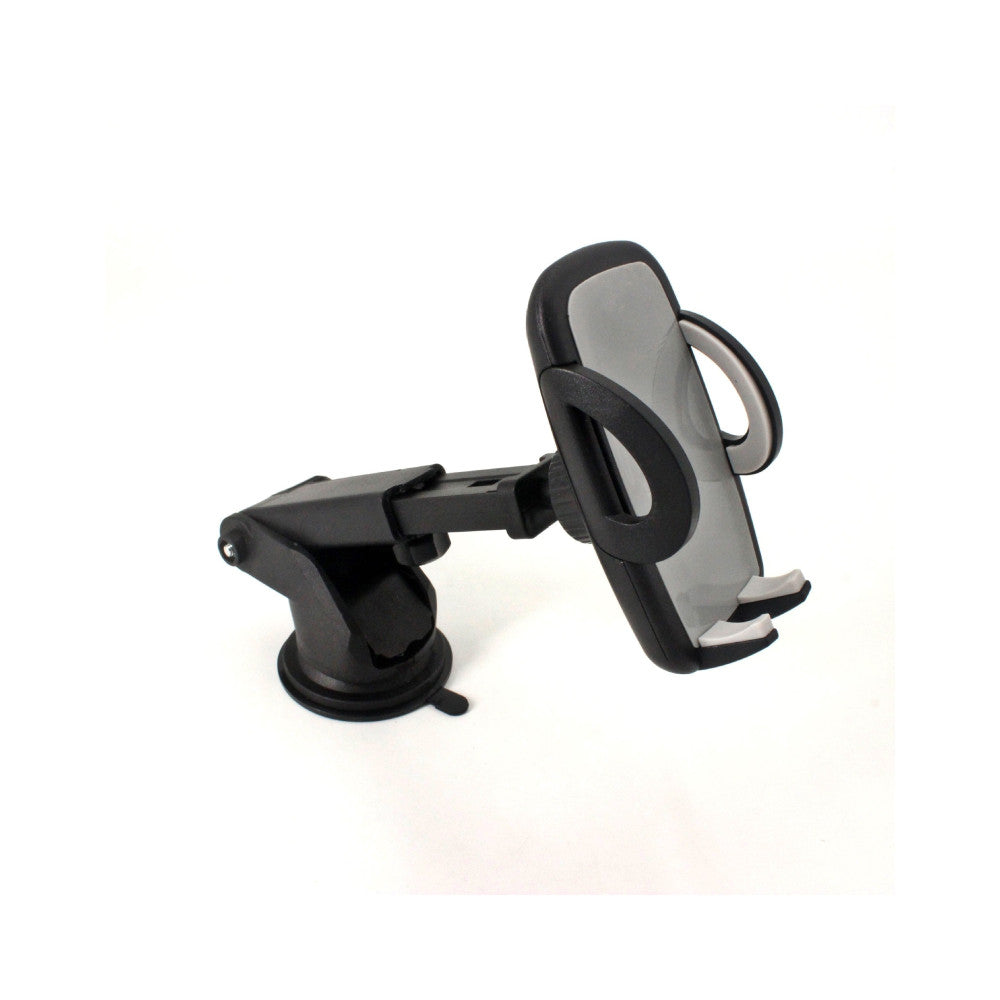 Suport Telefon Universal Auto – 2 Sisteme de Prindere (parbriz/bord), Rotire 360°, Fixare Sigură – Model RH11