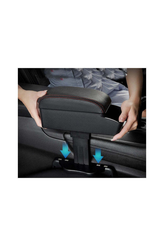 Cotiera universala culoare Neagra si cusatura Rosie