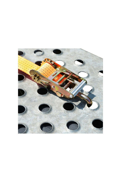 Chinga ancorare roata, platforma auto, 2.5m, carlige si clichet