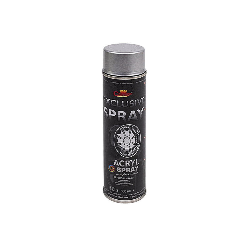 Spray Vopsea Profesional Champion pentru Jante 500ml - Argintiu