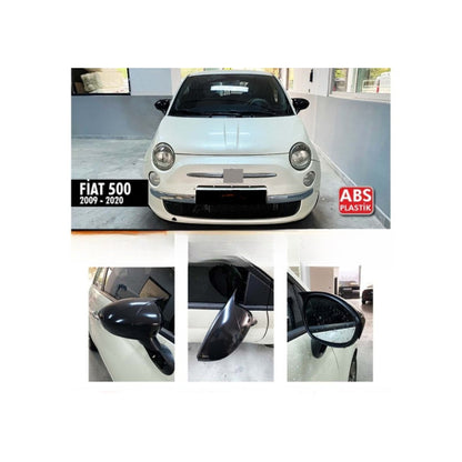 Set 2 Capace Oglinda Tip Batman Fiat 500 / 500X 2014->