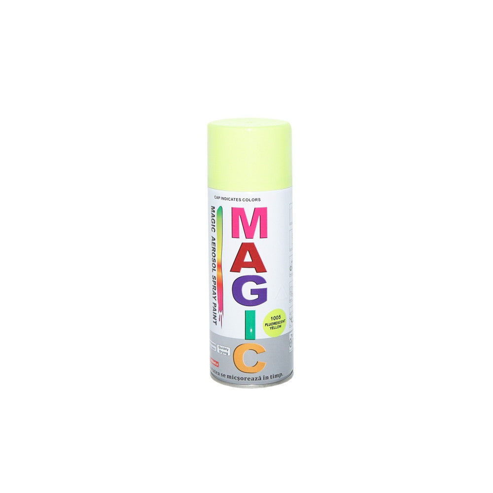 Spray vopsea Magic - galben fluorescent